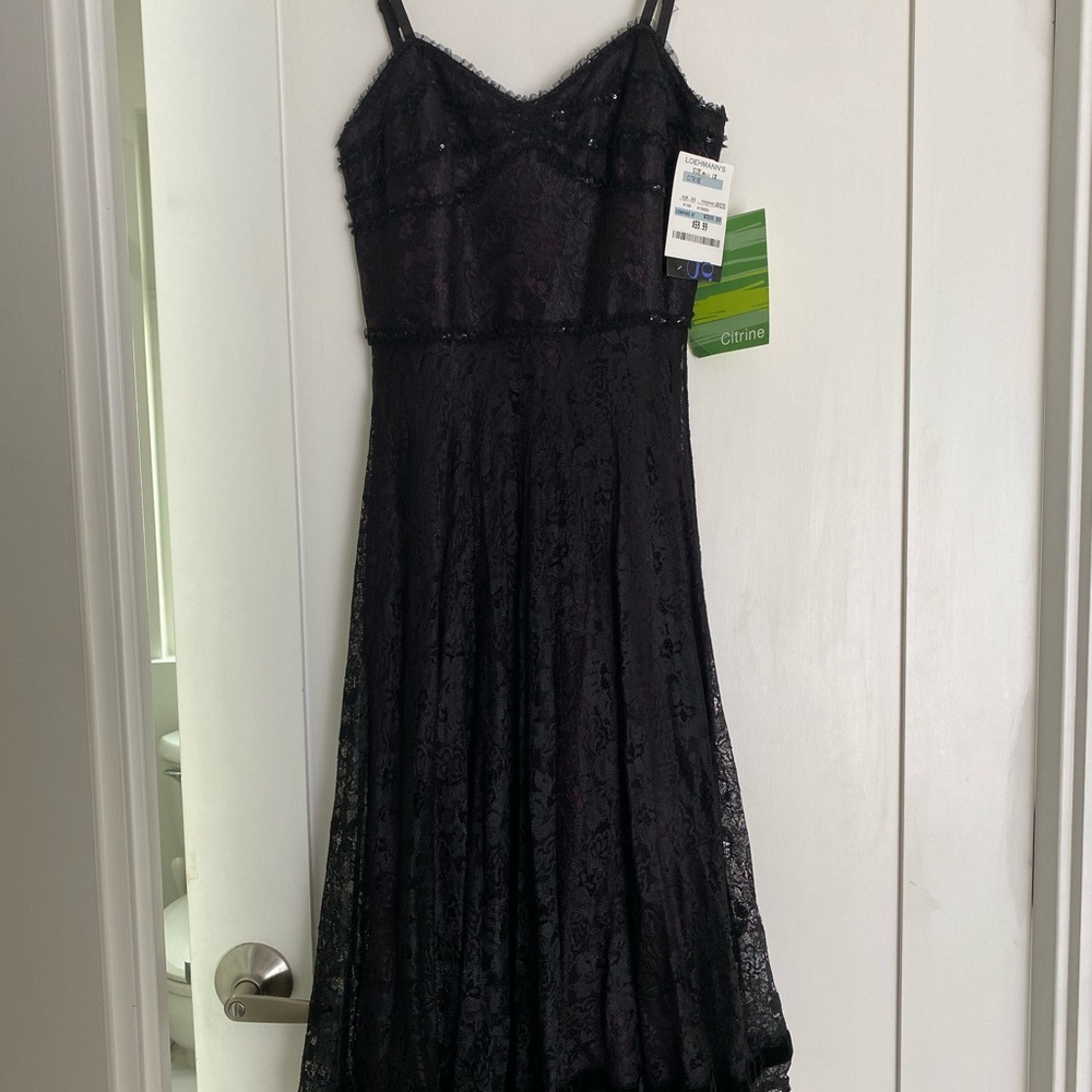 NWT Citrine Black Lace Dress